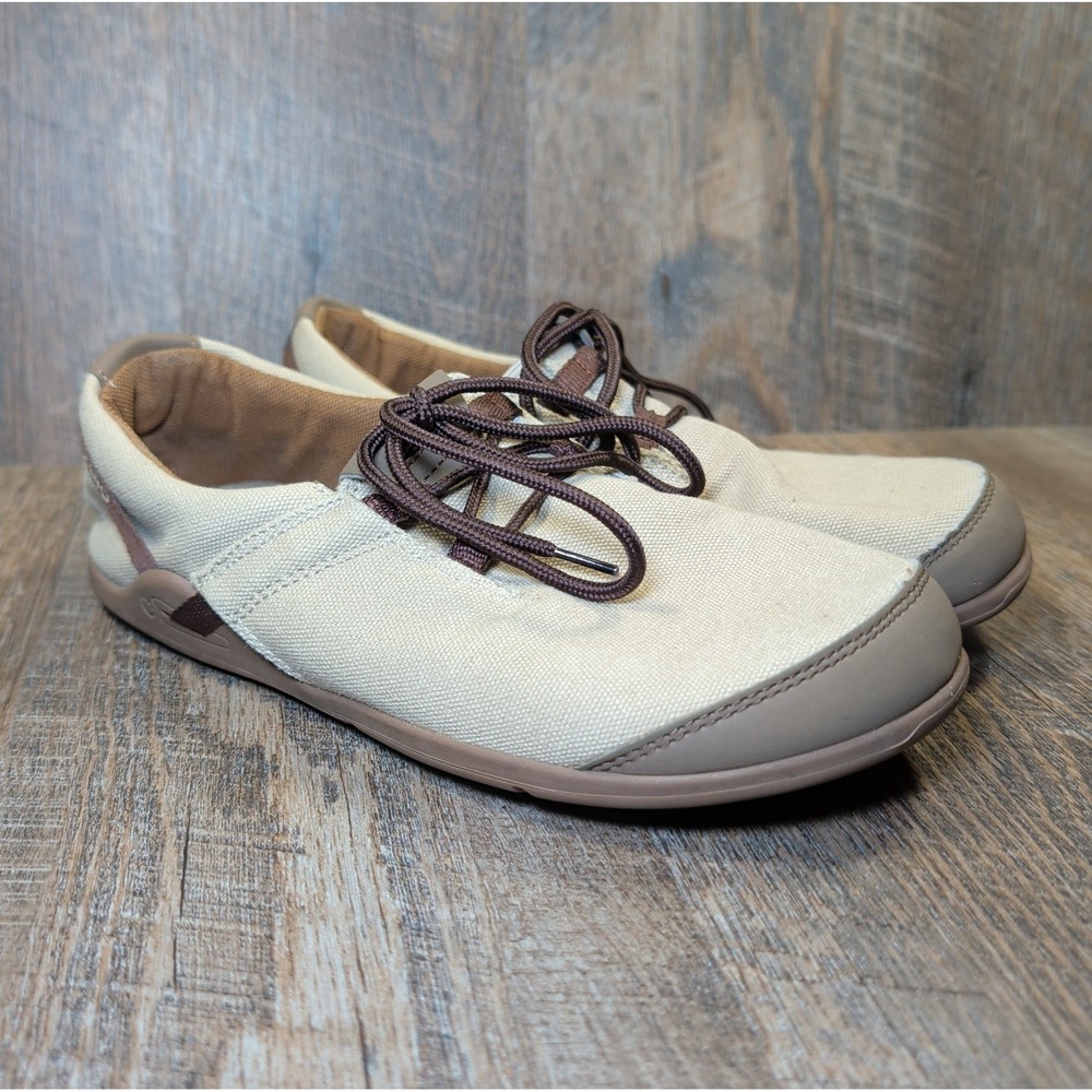 Xero Shoes Ipari Hana Sneakers Men's Size 7.5 Beige & Brown Minimalist Barefoot